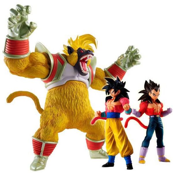 HG ドラゴンボール GT 大猿覚醒編 フィギュア 孫悟空 ベジータ 黄金 大猿 ベビー