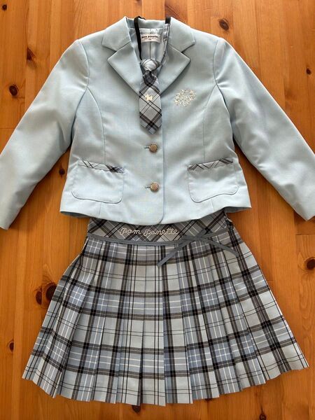 ポンポネット pom ponette 水色 フォーマル スーツ サイズ120cm