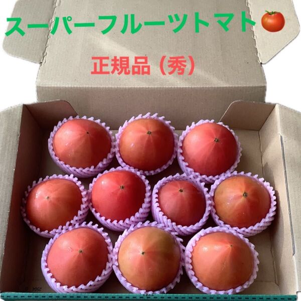 今季初!☆北海道産スーパーフルーツトマト正規品 秀