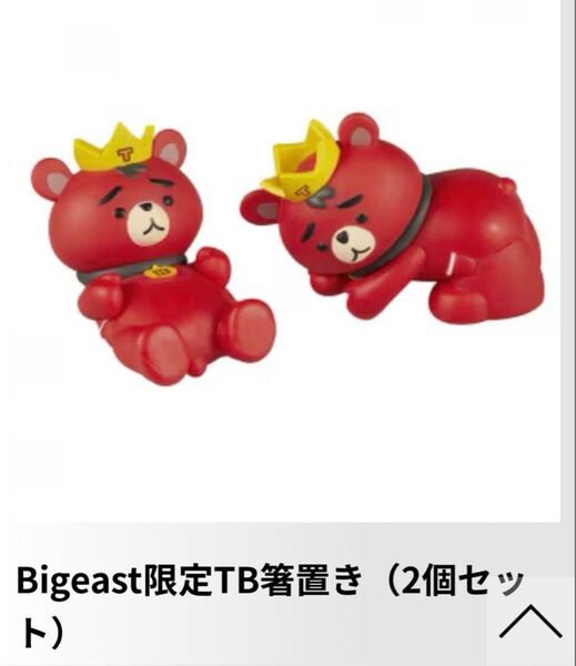 未使用 東方神起 Bigeast限定 TBちゃん 箸置きセット