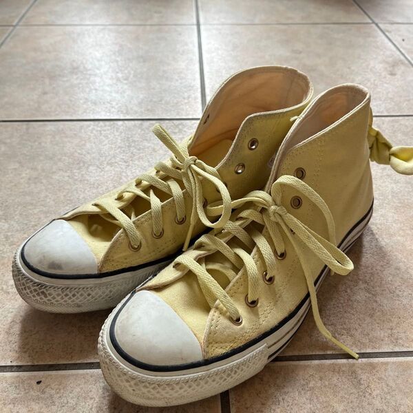 CONVERSE ALL STAR ハイカット イエロー スニーカー ハイカット コンバース CONVERSE