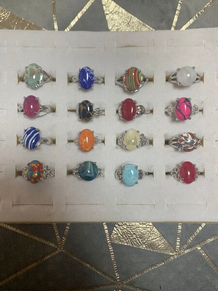 指輪 リング まとめ売り セット アクセサリー カラフル 宝石