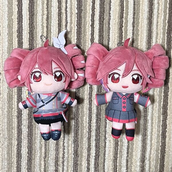 重音テト ぬいぷりけ おすわり マスコット ぬいぐるみ 通常 SV 2点