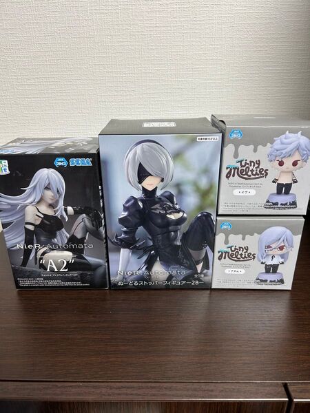NieR:Automata ニーアオートマタ 2B A2 ぬーどるストッパー ちょこのせ フィギュア アダム イヴ