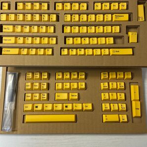 東プレ 限定販売 カラーキートップセット イエロー 英語配列