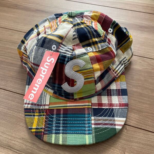 supreme Patchwork Madras S Logo 6-Panel シュプリーム パッチワーク Sロゴ キャップ