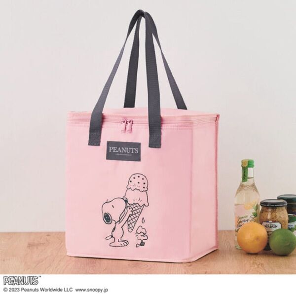 cookpad plus クックパッドプラス 2023年 夏号 【付録】 SNOOPY ボックス型の大容量保冷バッグ