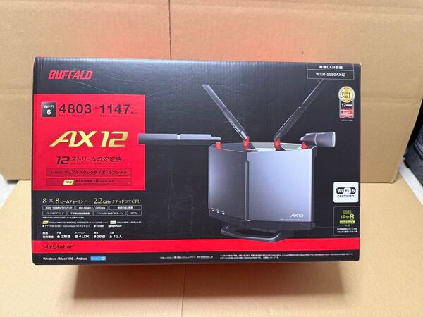BUFFALO Wi-Fiルーター WXR-5950AX12