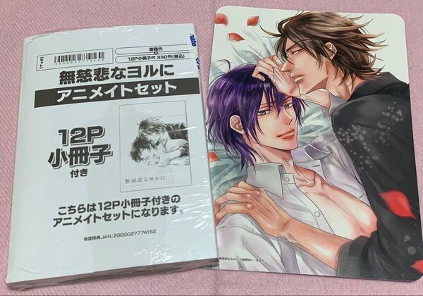 新刊 無慈悲なヨルに 桜賀めい アニメイト限定セット(未開封)特典ビジュアルボード付