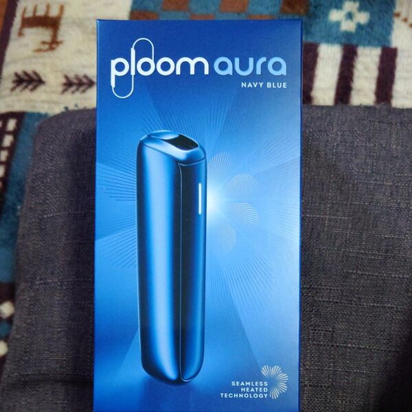 新品 未登録 プルーム オーラ (Ploom AURA) スターターキット ネイビーブルー