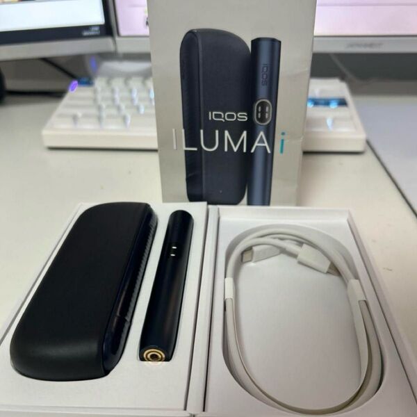 新品同様 IQOS アイコス ILUMA イルマ i ミッドナイトブラック 黒