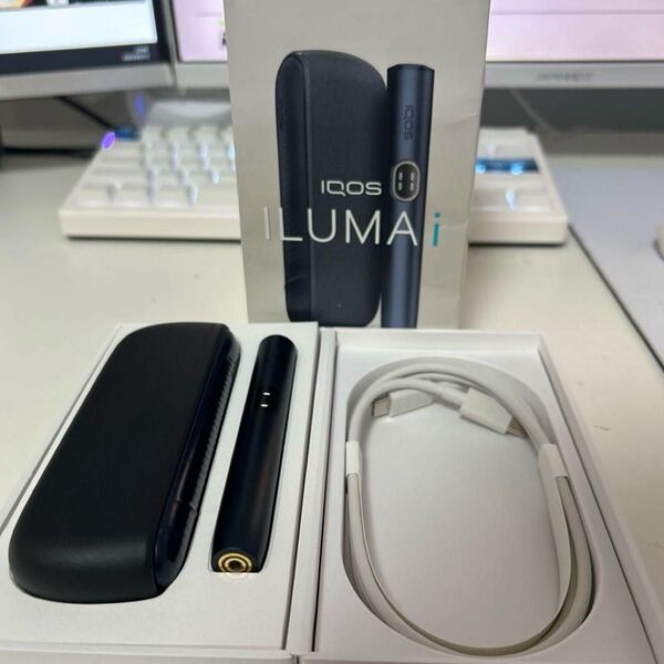 美品 IQOS アイコス ILUMA イルマ i アイ ミッドナイトブラック 黒 ブラック