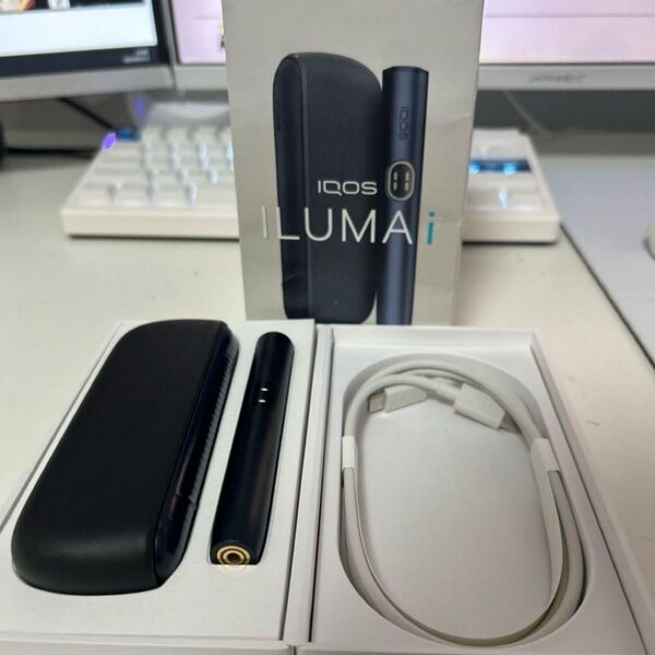 新品同様 IQOS アイコス ILUMA イルマ i アイ イルマアイ ミッドナイトブラック 黒 ブラック
