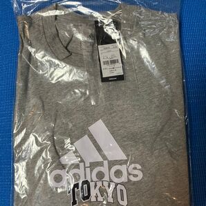 adidas TOKYO ロゴTシャツ グレー Lサイズ 新品 未使用