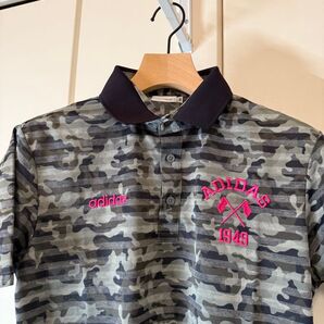 アディダス adidas ゴルフポロシャツ サイズM
