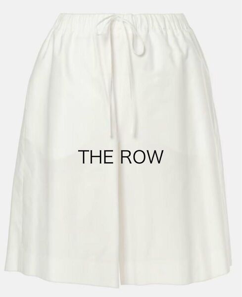 The Row Stanton cotton shorts ザロウ XSサイズ ショートパンツ 夏 パンツ 白