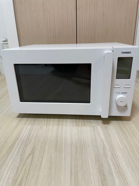 DR-F281W ホワイト 電子レンジ フラット 18L ツインバード
