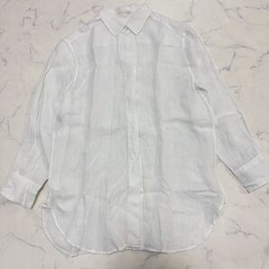 美品 23区 LIBECO リネンシャツ ホワイト M