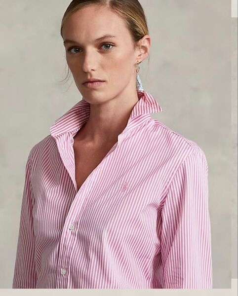 現行 POLO RALPH LAUREN ポロラルフローレンClassic Fit Striped Cotton Shirt