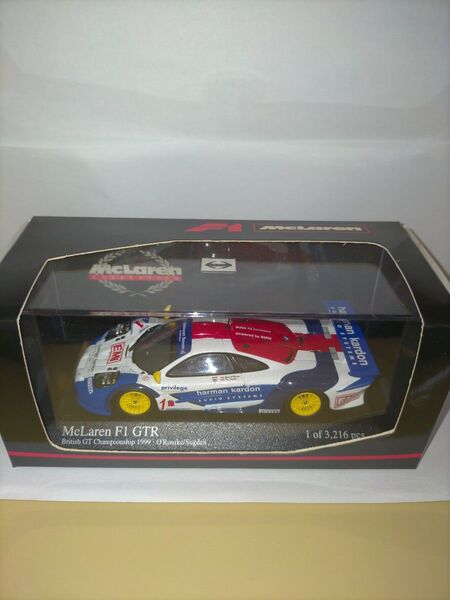 ミニチャンプス PMA 1/43 McLaren マクラーレン F1 GTR ブリティッシュ GTC 1999