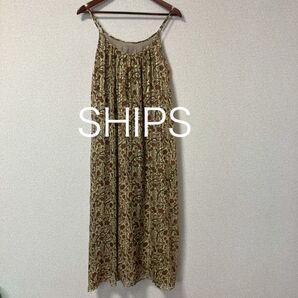 SHIPS シップス ワンピース キャミワンピース 花柄