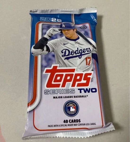 MLB 2025 TOPPS SERIES 2 JUMBO BASEBALL 1パック カード40枚 未開封