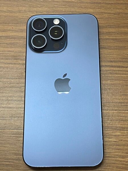 美品 iPhone15 Pro Max 256gb ブルーチタニウム