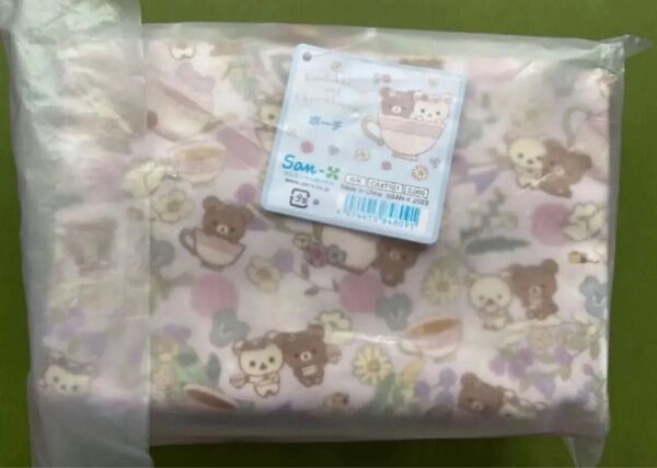 ☆クーポンご利用ください☆★タグ付き未使用★コリラックマandチャイロイコグマ ポーチ(フラワーティータイム)