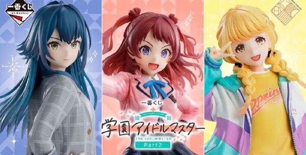 一番くじ 学園アイドルマスター Part2 1ロット 販促物一式付き、メーカー段ボール未開封