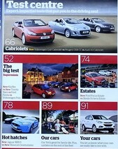 雑誌：WHATCAR ? 2011年11月号シビック　ＶＷup プジョー3008　パンダ　ＶＷＢｅｅｔｌｅ　アウディＡ3　フィエスタ　マツダCX-7 _画像6