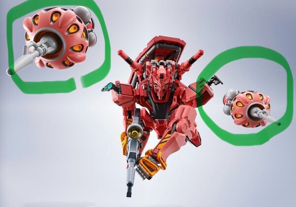 METAL ROBOT魂 赤いガンダム 『機動戦士Gundam GQuuuuuuX』 ビット2点プラス接続ピン