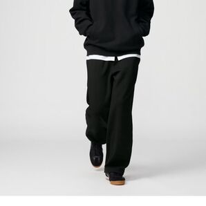 ◇新品◇ ユニクロC UNIQLOC スウェットワイドパンツ Sサイズ ブラック