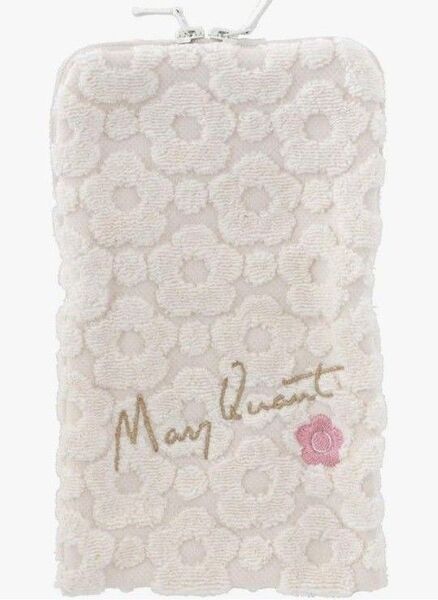 【新品タグ付き】MARY QUANT ファスナー付きタオル ペットボトルケース