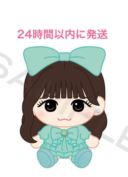 FRUITS ZIPPER ちびぬい Ver.2 ペンライトカスタムパーツ 櫻井優衣 2点