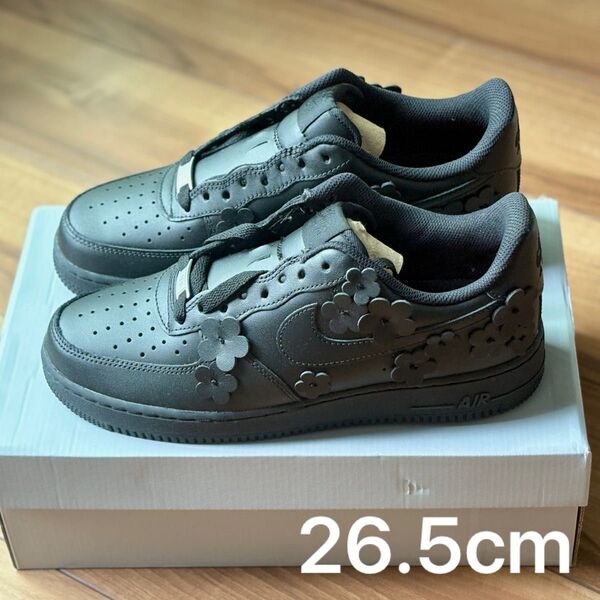 【カスタムスニーカー】NIKE ナイキ エアフォース1 BLACK FLAWA 26.5cm