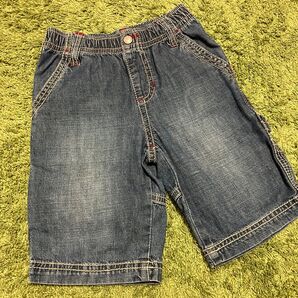 ikka イッカ デニム ハーフパンツ ジーンズ 子供服 半ズボン 短パン パンツ キッズ