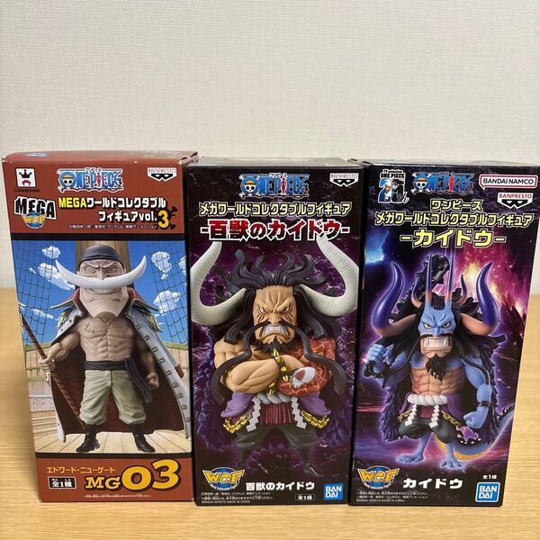 未開封品 ONE PIECE ワンピース ワールドコレクタブルフィギュアエドワード・ニューゲート カイドウ セット WCF