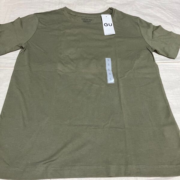 新品保管品 レディース GU カラーTシャツ S 色あせあり