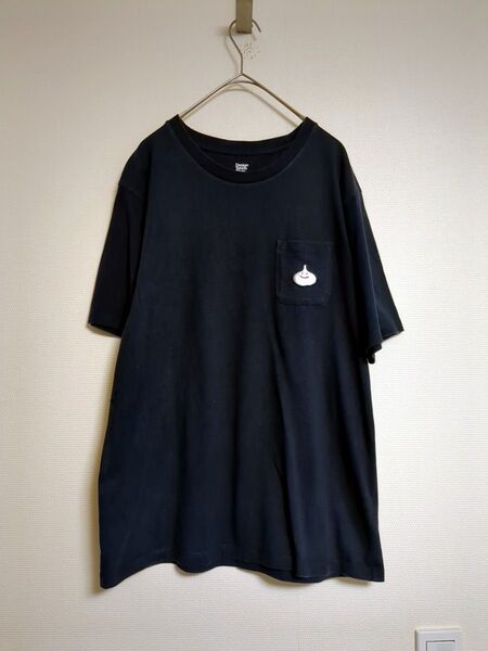 グラニフ ドラクエ メタルスライム 半袖Tシャツ 紺