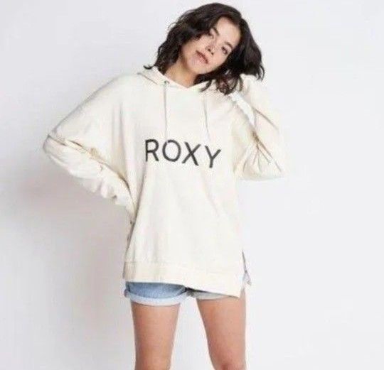ROXY EVERYDAY HOODIE パーカー アイボリーホワイト M