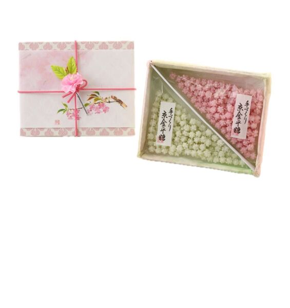 緑寿庵清水 花もよう(桜二種箱入) 桜の金平糖