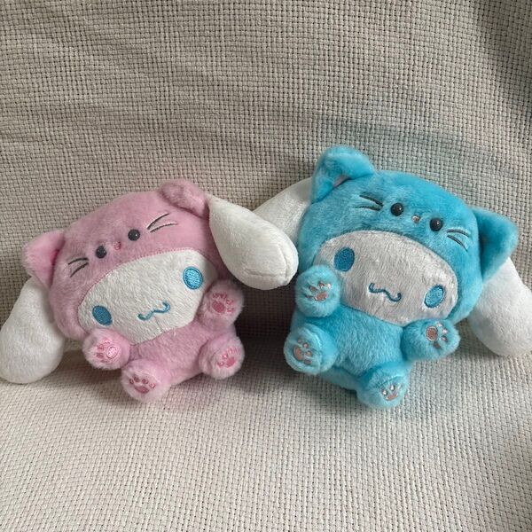 シナモロール にゃんころりんぬいぐるみ 2点セット
