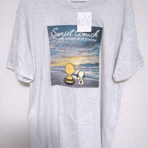 スヌーピー チャーリーブラウン Tシャツ 半袖 メンズXL