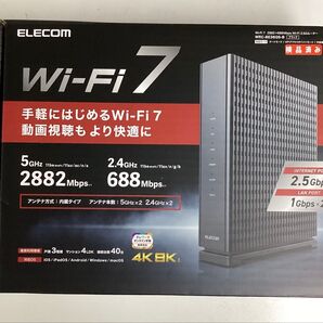 Wi-Fi 7 2882+688Mbps Wi-Fi 2.5GルーターWRC-BE36QS-B/動作確認済み