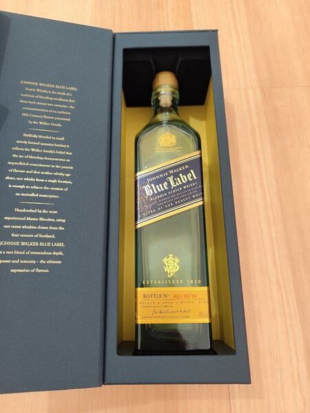 Johnnie Walker Blue Label ジョニーウォーカーブルーラベル 750ml ボックス入 空瓶