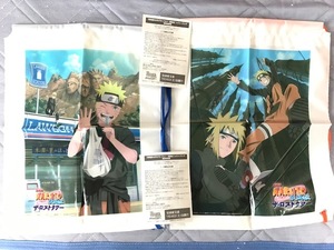 当時物 2010年 非売品 劇場版NARUTO ナルト疾風伝 ザ・ロストタワー レジャーバッグ2種セット デッドストック 岸本斉史 レトロ 希少