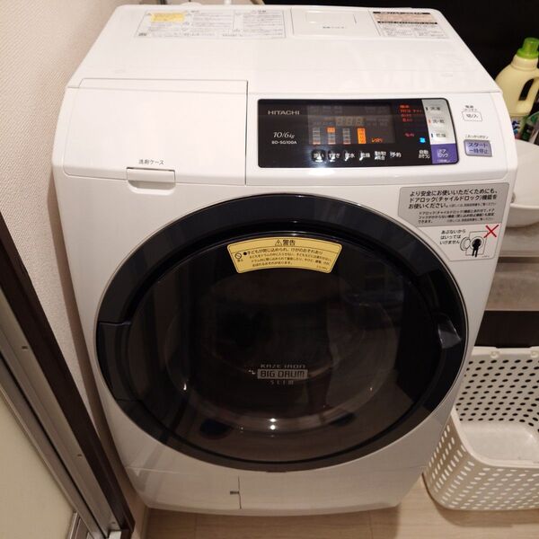 送料無料☆ 日立 ドラム式洗濯機 BD-SG100A