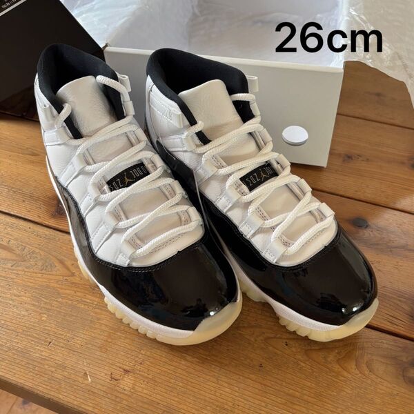 NIKE AIR JORDAN11 "Gratitude" 新品未使用 26cm ナイキ エアジョーダン11 黒タグ付