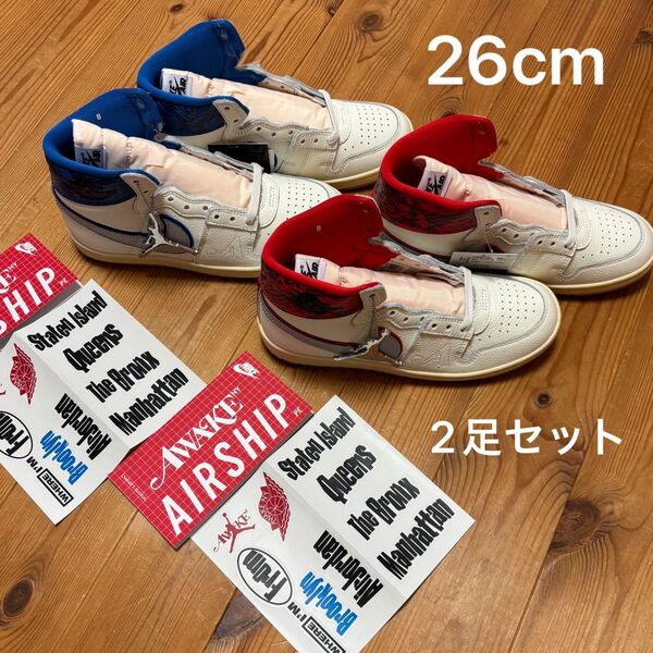 JORDAN AIRSHIP × AWAKE NY 26cm 新品未使用品 2足セット