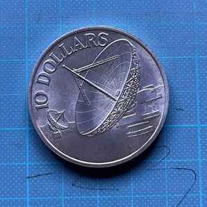 シンガポール古銭銀貨 10ドル